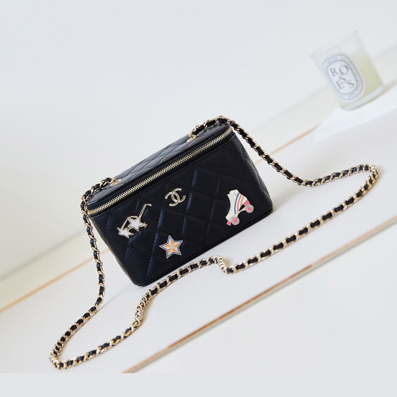 Ch*el cosmetic bags